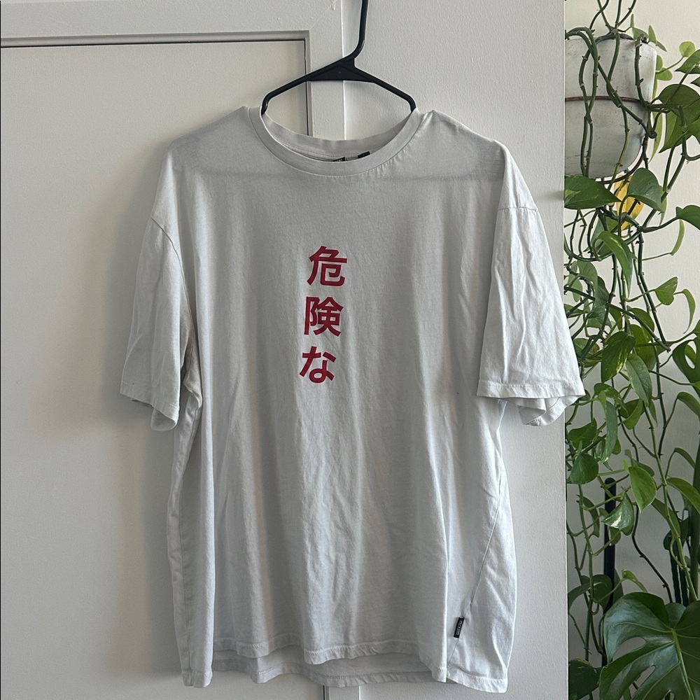 ONLY & SONS White Tee with Red Print